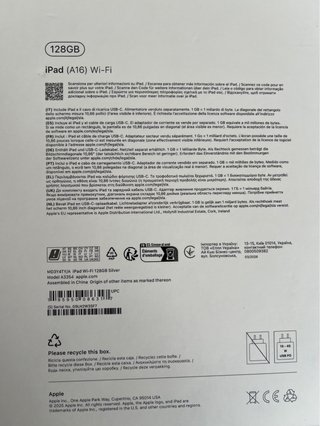 iPad 11ª Gen A16 Nuevo