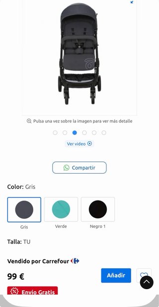 Silla de paseo Asalvo Kubic