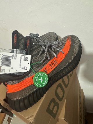 Adidas Yeezy 350 Boost Gris Naranja Talla 41