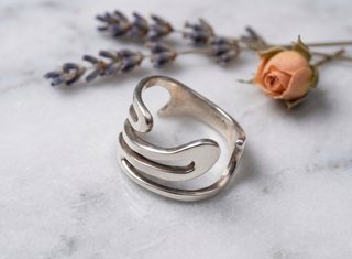 Anillo talla 17ES PLATA DE LEY con diseño original