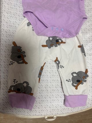 Pijama koala con gorro talla 3-6 meses