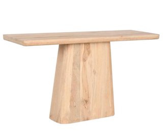 Consola de madera estilo moderno