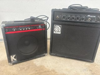 Ampeg ba180 y Kustom Amplificadores