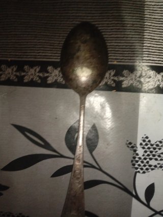 Cucharas antiguas de plata
