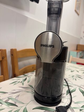 Licuadora Coldpress Philips Negra