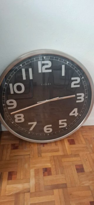 Reloj FISURA Acero Inoxidable Negro/Plata