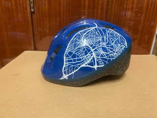 Casco infantil azul