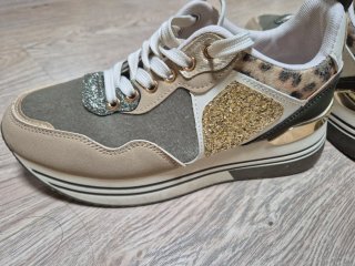 Scarpe donna 39 beige/verde