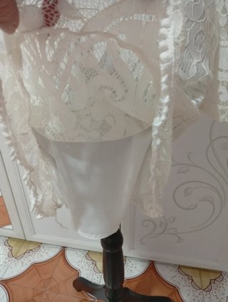 Vestito bianco pizzo elegante