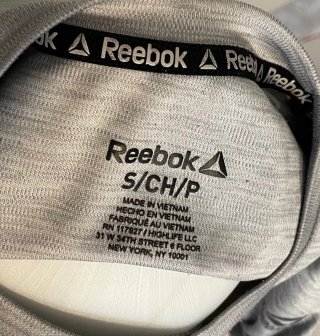 T-shirt Reebok running uomo Tg S grigia