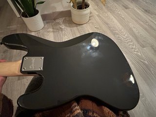 Bajo Fender Squier Jazz Bass Charcoal Frost