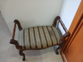 Banqueta Vintage Tapizada