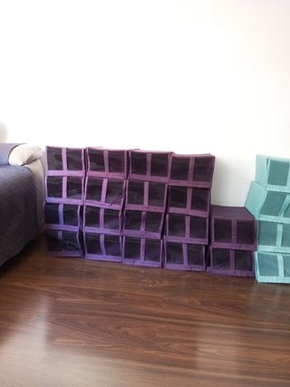 1,50 unidad. Organizadores de Zapatos Ikea Morado