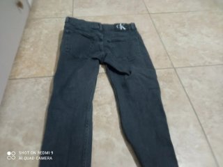 Jeans Calvin Klein bambino grigi