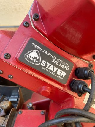 Sierra de cinta Stayer para metal