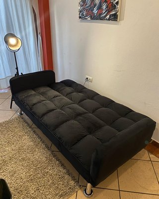 SOFA CAMA ABATIBLE NEGRO Y GRIS,IDEAL APARTAMENTOS