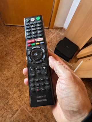 Televisor Sony Negro con Soporte Pared