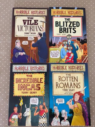 Colección Horrible Histories 20 libros inglés