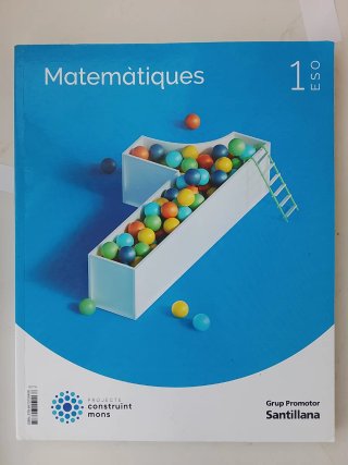Libro matemáticas + cuaderno nuevos 1 ESO