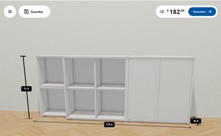Estantería Ikea EKET Blanca