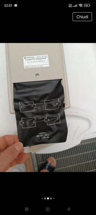 Registratore Cassette Vintage Sanyo