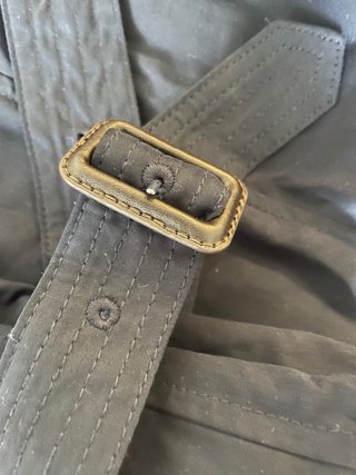 Gabardina Zara Azul Marino