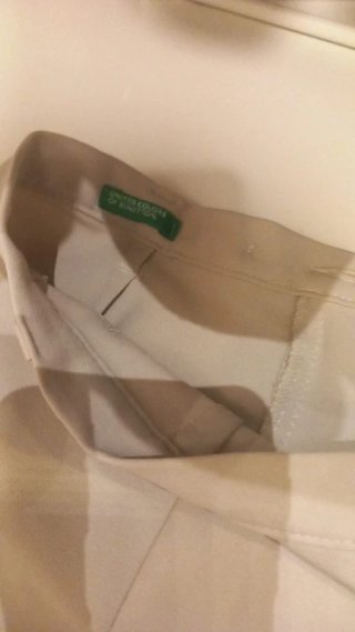 Pantalón Benetton Beige Talla S/36
