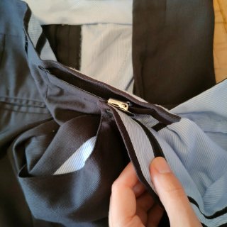 Traje negro hombre