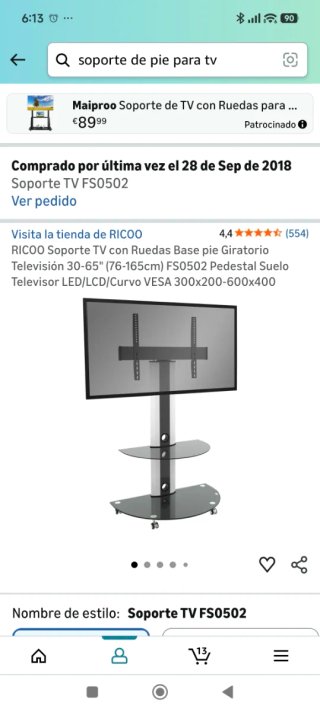 Soporte TV con ruedas