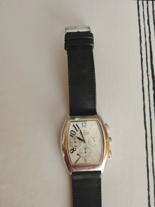 Reloj Blumar Hombre Plata Negro,