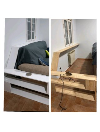Instalación TV y luz indirecta