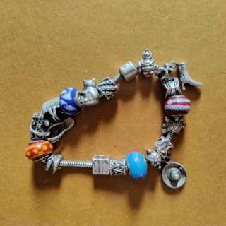 Pulsera Estilo Pandora Plata