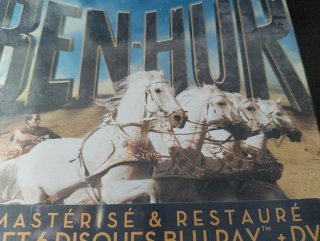 Ben-Hur. Cofre Metálico. Blu-ray, DVD y CD.