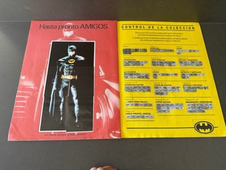 Batman Álbum Cromos Aston Ediciones 1989