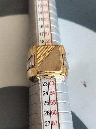 Sello de oro para hombre nuevo