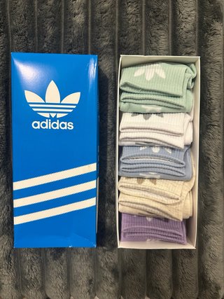 Meias Adidas Pack 5 Pares Tamanho Único