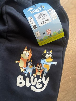 NUEVO Pantalón chándal Bluey 110 cm 4-5 años
