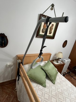 Cama ortopédica con colchón e incorporador