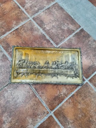 Placa La Última Cena 53x27 cm