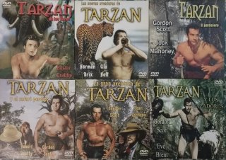 Lote 6 DVDs Tarzán (Castellano)