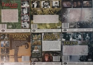 Lote 6 DVDs Tarzán (Castellano)