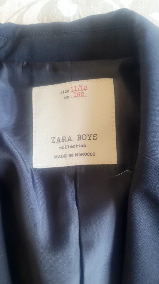 Chaqueta niño Zara azul marino talla 11-12