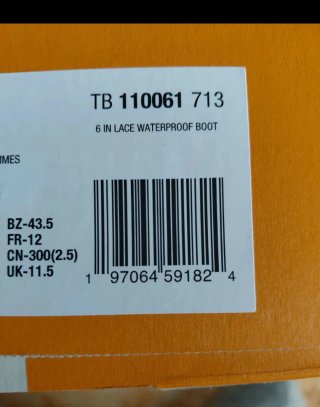 Botas Timberland Camel Talla 46