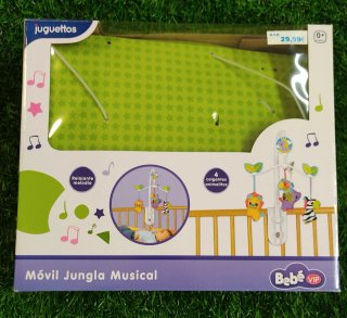Móvil Cuna Musical Jungla