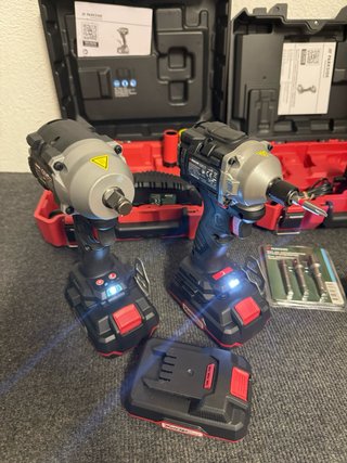 Pack 2 Parkside 20V Impact Wrench