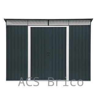 Caseta Metálica Top Shed Pent Roof Antracita 173x263x201 cm - Duramax
