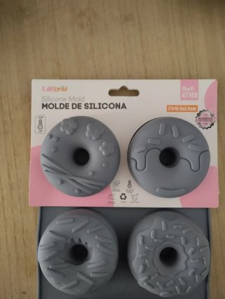 Molde Silicona Donut 6 Cavidades