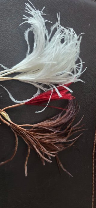 Plumas decorativas para cabello