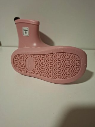 Botas de agua rosas niña