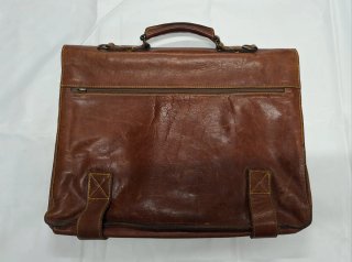 Maletín Piel Hombre Marrón Auténtico